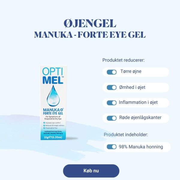 Manuka forte eye gel tl tørre øjne