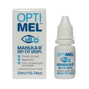 Manuka+ Dry Eye Drops forebygger irriterede og tørre øjne. Kan bruges som beskyttelse mod irritation i øjet. Produktet kan være med til at reducere røde øjne.