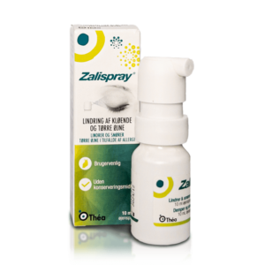 Denne øjenspray fra Zalispray vil lindre, fugte og smøre øjne, som føles tørre, særligt i forbindelse med allergi.