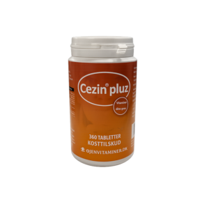 Cezin pluz kosttilskududviklet som øjenvitaminer.